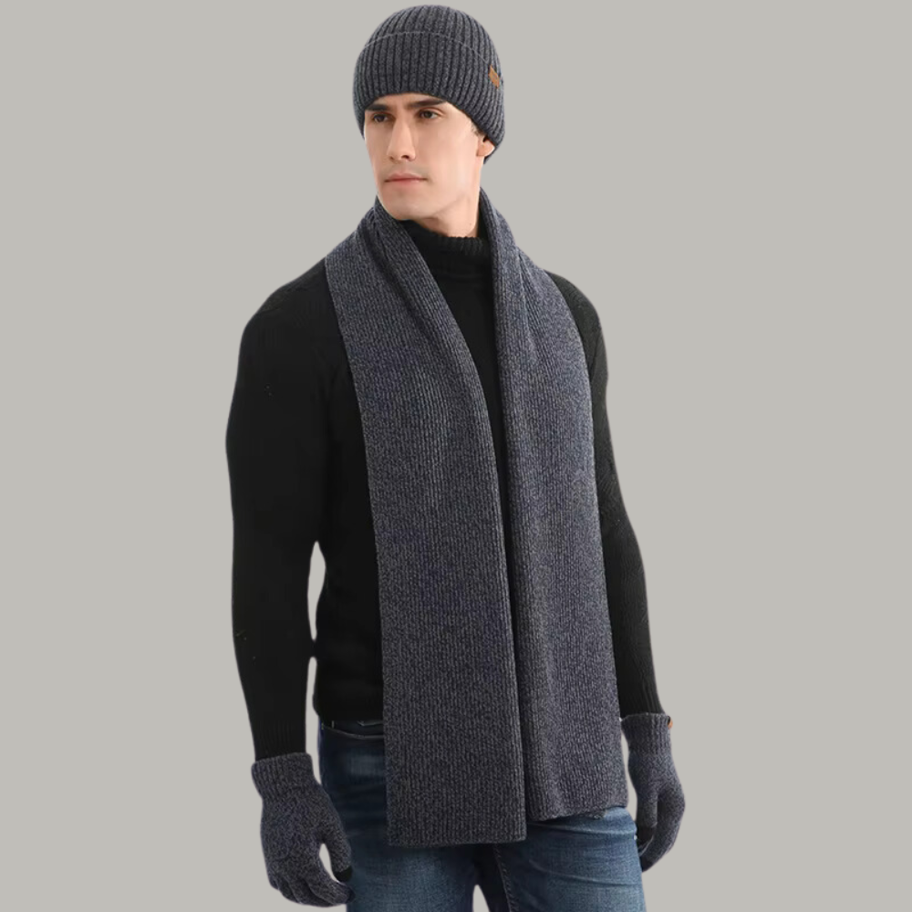 Frankley - Herbst-Accessoire-Set aus Wolle