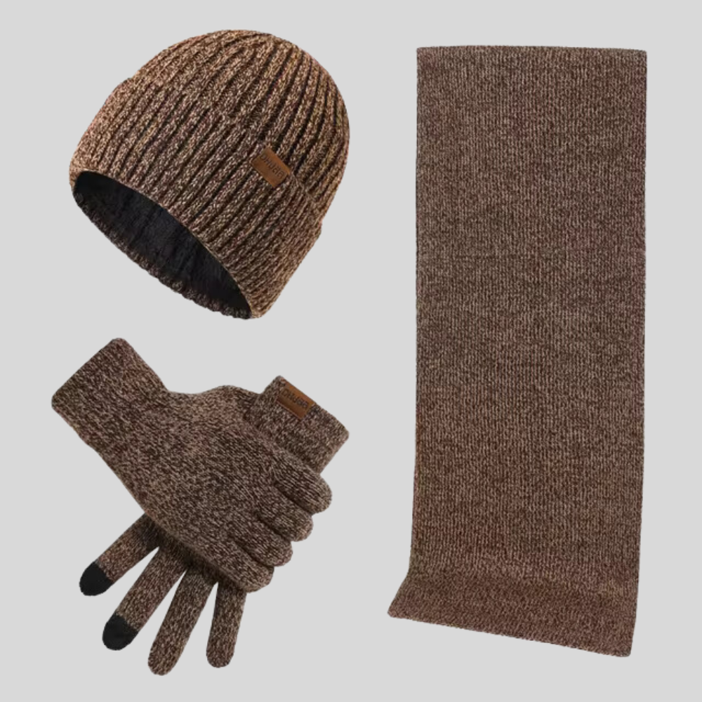 Frankley - Herbst-Accessoire-Set aus Wolle