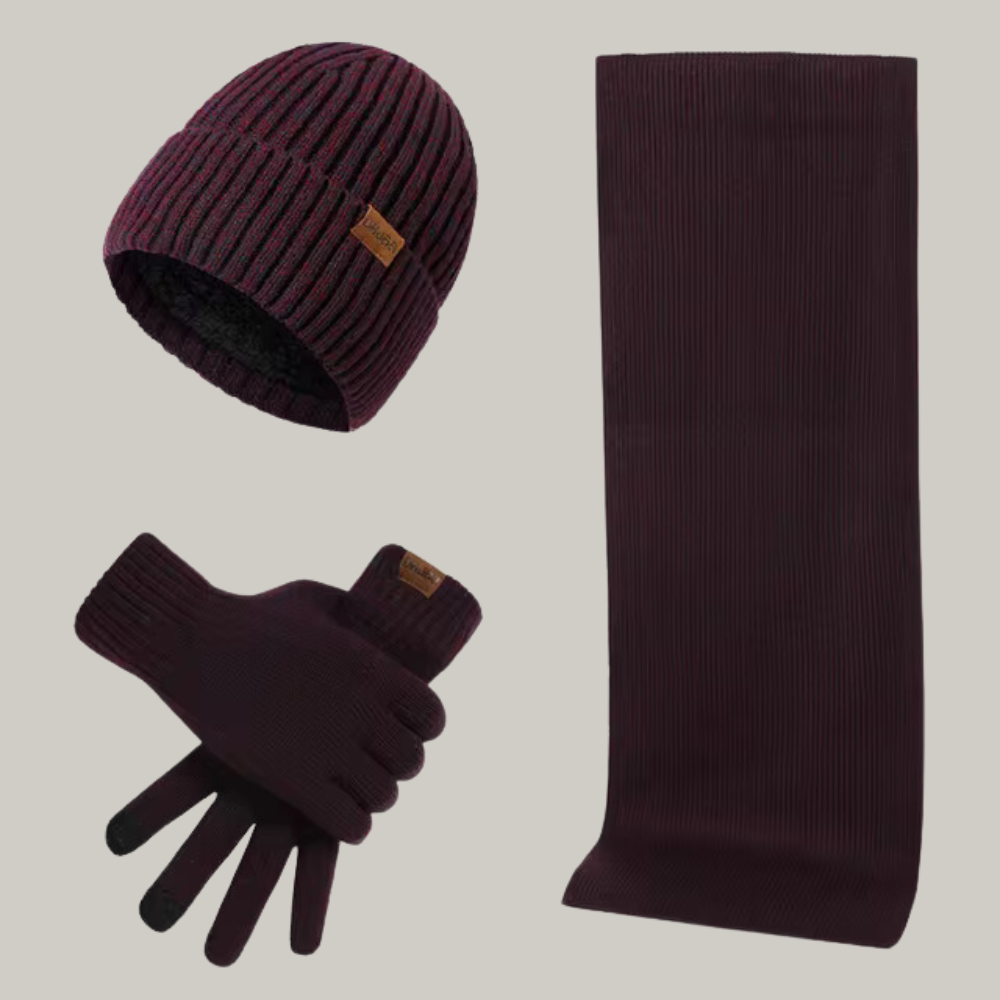 Frankley - Herbst-Accessoire-Set aus Wolle