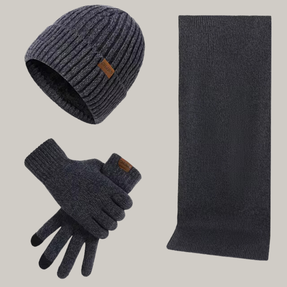 Frankley - Herbst-Accessoire-Set aus Wolle