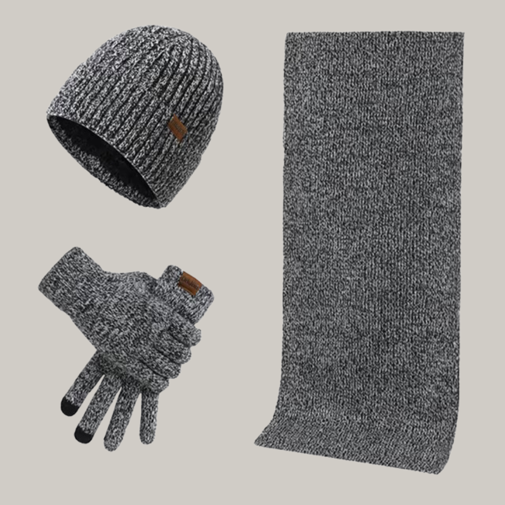 Frankley - Herbst-Accessoire-Set aus Wolle