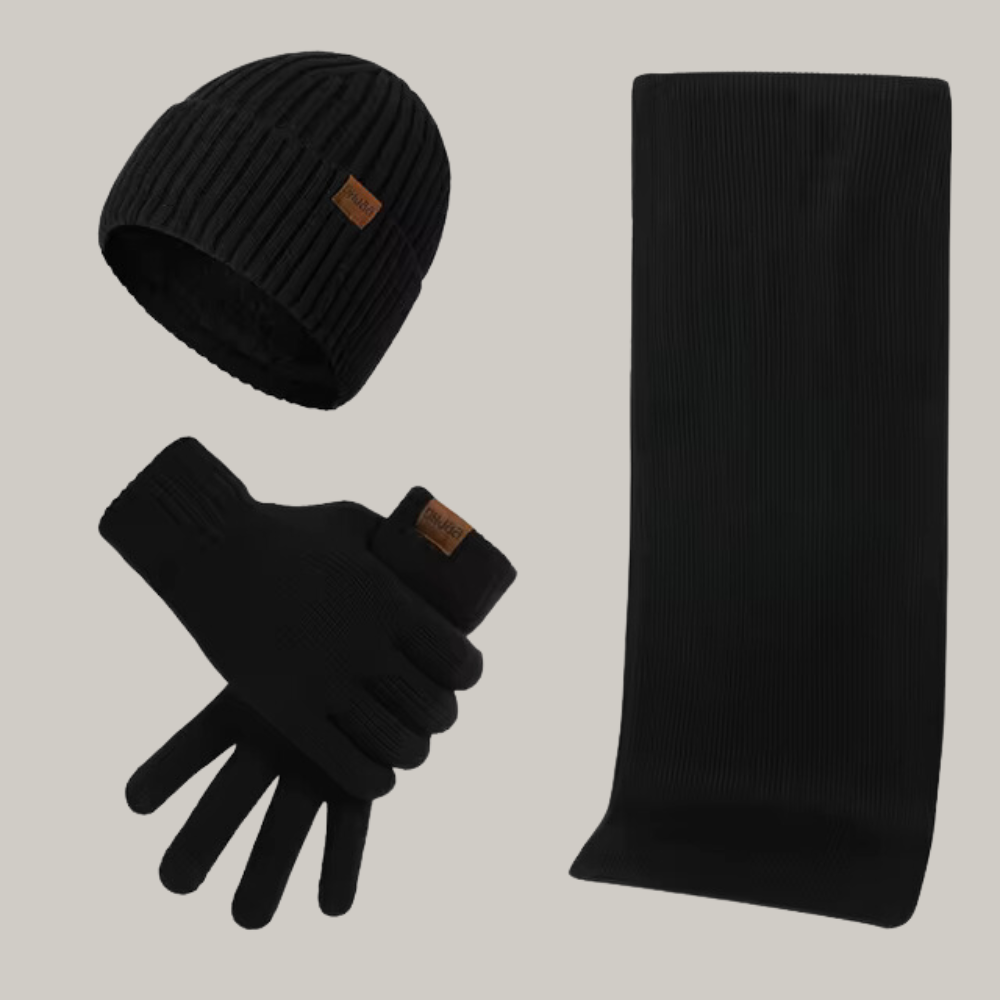 Frankley - Herbst-Accessoire-Set aus Wolle