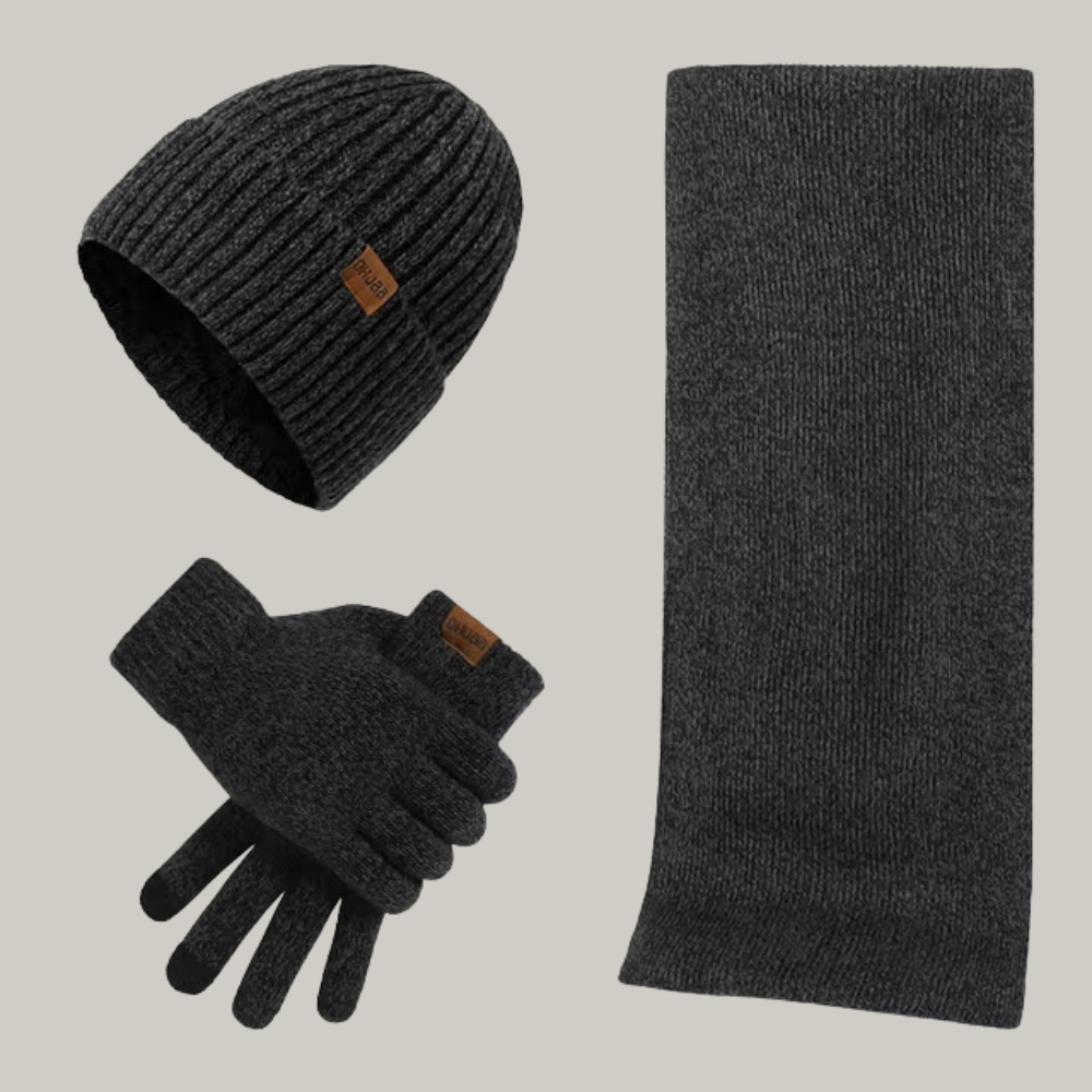 Frankley - Herbst-Accessoire-Set aus Wolle