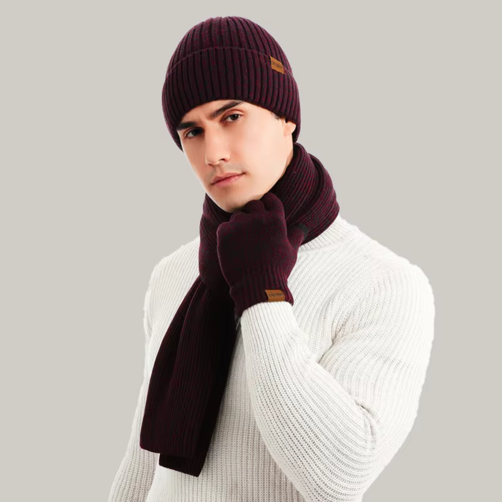 Frankley - Herbst-Accessoire-Set aus Wolle