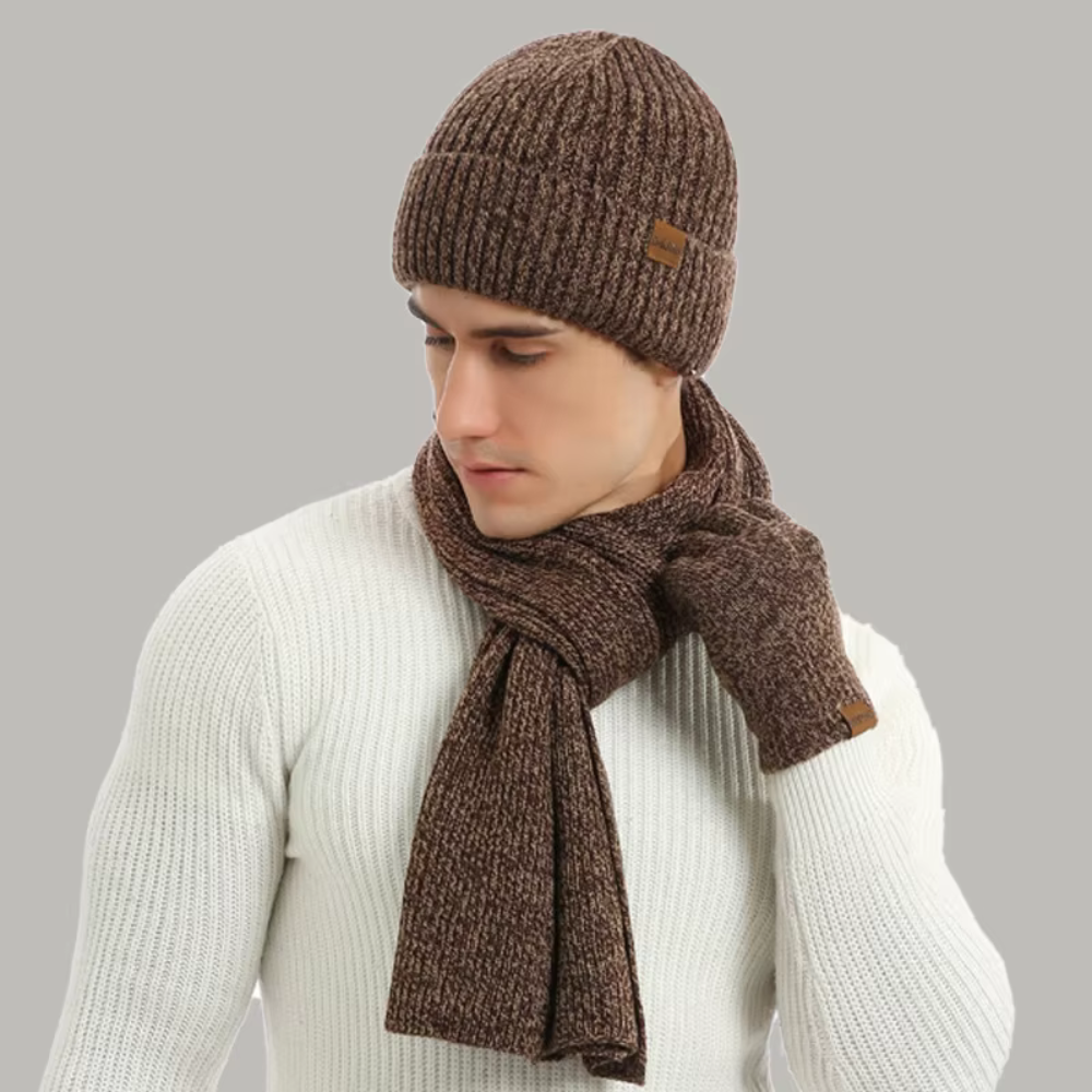 Frankley - Herbst-Accessoire-Set aus Wolle