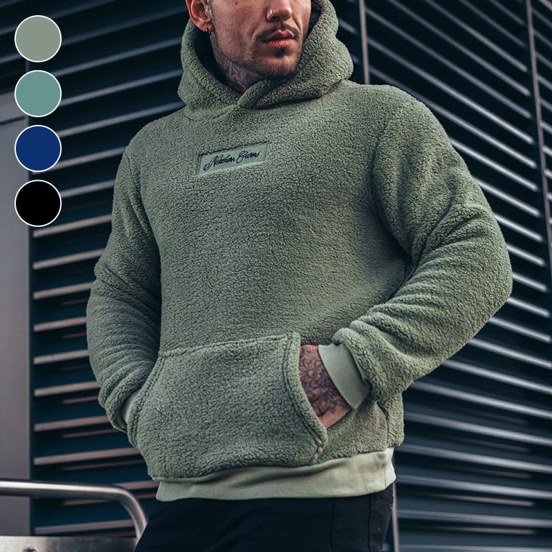 Renzo™ – Modischer Plüsch-Hoodie