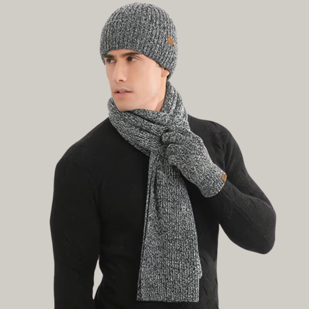 Frankley - Herbst-Accessoire-Set aus Wolle